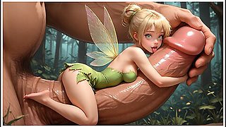 Tiny Fairy Tempts Giant Lumberjack: Tinkerbells Dark Desire