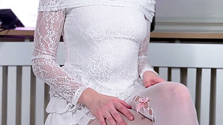 Bride Gets Fucked in the Ass on Her Wedding Day Anal Solo Roleplay
