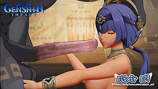 Enormous Jizz-shotgun Lawachurl ravaged Candace on her b-day ? Genshin Influence Manga porn