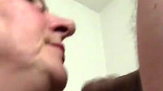 Threesome action for an older woman