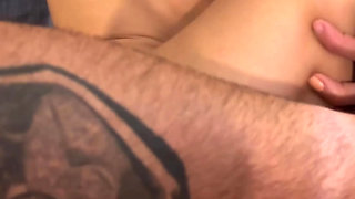 I fill the skinny milf with my cum inside her perfect pink pussy