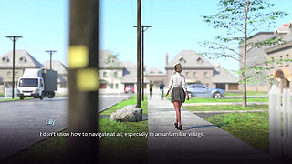 Village Slut Tranformation - Busty Dirty Blonde University Girl Gets Lost in a Strange Village