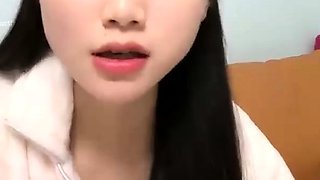 Beauty small tit amateur teen masturbating her shaved pussy