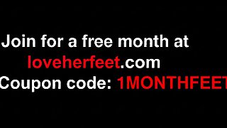 JOI Foot Tease With Blonde Goddess Lula Stocch