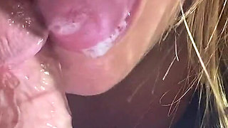 Sucking My Friends Stiffy as His GF Is Clueless