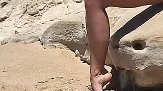 Stranger Approaches Naked Masturbating Woman and Helps Him with Handjob