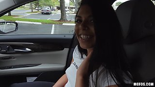 Gina Valentina's Latina Rescue Turns Outdoor Hot