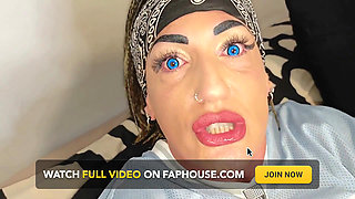 Destroying and Sucking My Giant Dildo 8