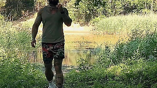 Lake Foot Worship - Stranger Licks Ass & Pussy to Orgasm