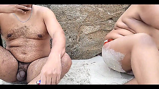 Nudist Beach, I'm Showing Myself off to Everyone