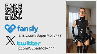 Latex catsuit / high stripper boots / latex big dick /