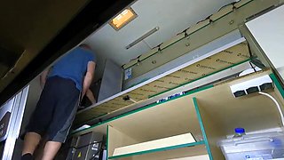 I asked my hostess to make me a ciggie but she looks so marvelous in this mini microskirt that I had to have fun with her muff at least just a lil bit