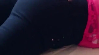 I Jerk off Really Hard Enjoying My Beautiful Stepmother Relaxing, I Love Her Big Ass