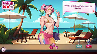 Luxie Sweeton : The Pretended Stylist With Small Tits Got My Balls Empty - Sucking My Huge Cock