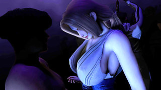 Tsunade cos at the Nightclub