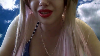 Huge giantess Goddess will play with you and crush you after
