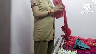 Desi Bhabhi's Pussy Water Came Out Neighbor Brother-in-law