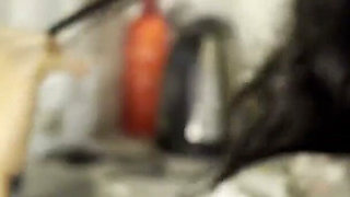 Hot Desi Aunty Giving Risky Blowjob to Nephew in Kitchen - Homemade