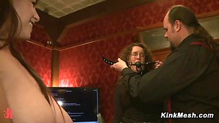 Slaves service the lounge
