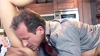 The hot young employee of the house gets her wages in a different form today