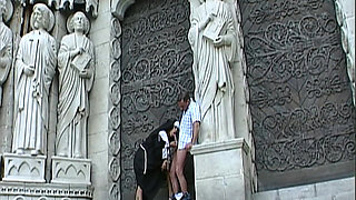 Piss Drenched Nun Gangbang - Holes Leaking Thick Loads