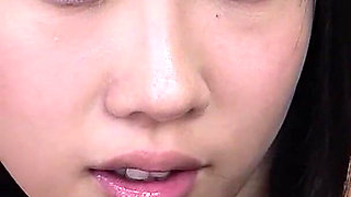 Skinny Asian Teen Rin Aoki Gives Her Boss a Blowjob Until He Cums