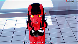Meru the succubus Bikini POV sex