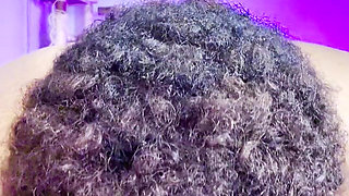 BBW Ebony Goddess with Big Tits Gives Whipped Cream Blowjob to BBC