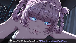 Hentai. Gang Bang with Black Guys
