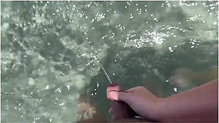 Stranger Girl Helping To Pee Guy At The Public Beach Compilation