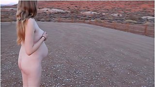 Hot Pregnant Mom Strips At Public Restroom Sexy Pregnant Women