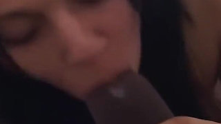 Yasmin Plays Swallowing a Huge Cock