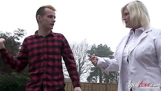 Horny Lacey Starr at lingerie sex