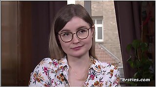 Student Teacher Emily Masturbates With Glass