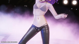 Mmd Lisa - Futw Akali Sexy Striptease League of Legends Hentai Uncensored 4K 60fps