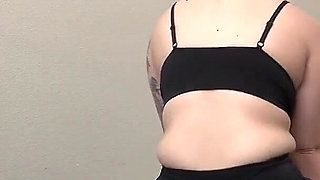 Stretching in My Tight Legging
