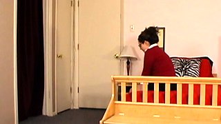 Kinky amateur lesbian spanking party