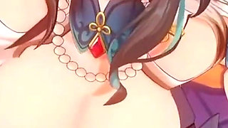 Honkai Star Rail - Ruan Mei Caught Fingering Herself and Fucked on the Spot - 3D Hentai Animations
