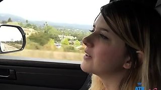 Amateur blonde slut outdoor banging following picnic