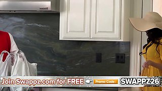 Jamie & kayla are horny cougars who exchange stepsons and smoke & bang their hard dicks until they sperm