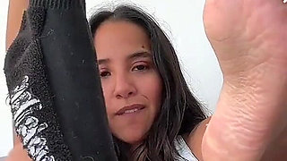 Edge for My Sweaty Gym Socks and Stinky Feet Goddess Alexa Sock Fetish Foot Fetish Foot Domination Femdom POV