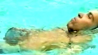 Busty blonde babe riding a big cock