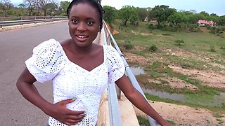 I wrecked my EBONY GIRLFRIEND in public