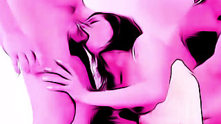 Porn-Art n.1 - Pop Art Gang Bang (AI-generated)