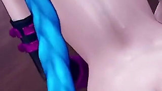 Fucking Jinx from behind - League of legends: 3D Porn Parody