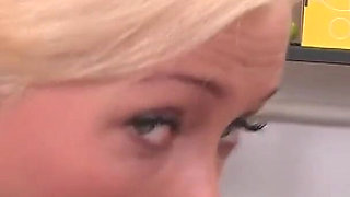 Blonde with Natural Tits Gets Anal Drilled by BBC at Russian Audition #2
