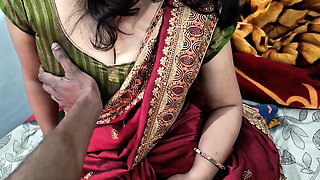 Desi Bhabhi Hardcore Mouth and Ass Fucking in Doggy Style While Dirty Hindi Talking