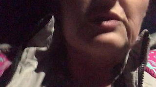 Got My Tits Out to Try and Cool Down Whilst Walking at Night