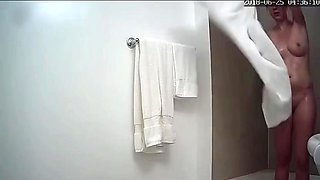 Landlord's hidden cam (fake) captures of girls in the shower of his B&B (part 2)