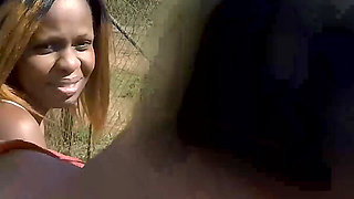 My African Girlfriend Gets Horny While Watching Hyenas
